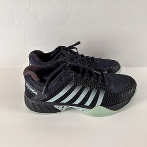 K-Swiss Express Light Pickleball Shoes in Navy and Light Blue Women's US 9.5